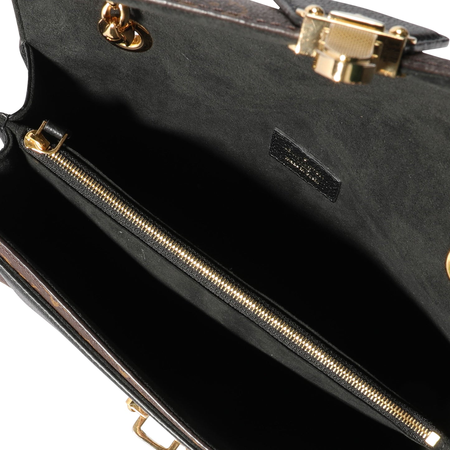 Louis Vuitton Louis Vuitton Monogram Canvas & Black Leather Victoire Chain Bag