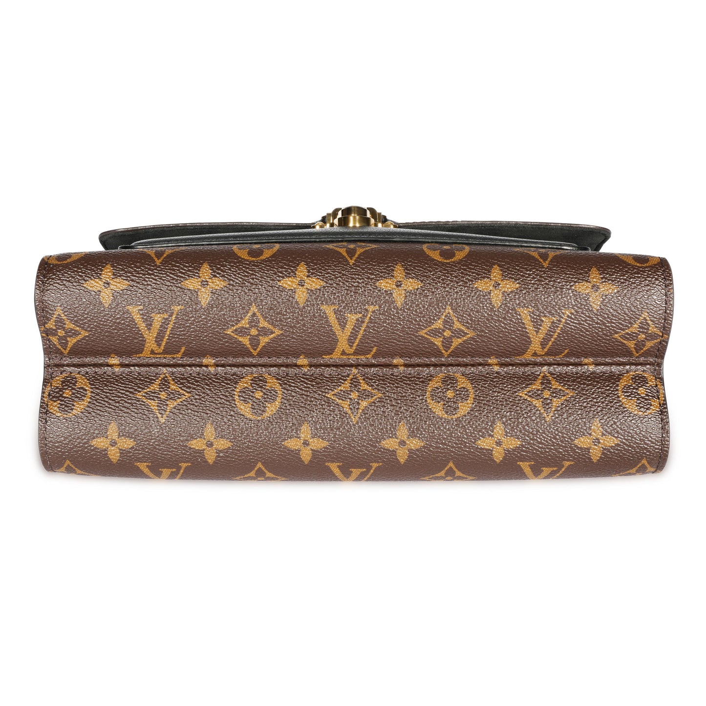Louis Vuitton Louis Vuitton Monogram Canvas & Black Leather Victoire Chain Bag