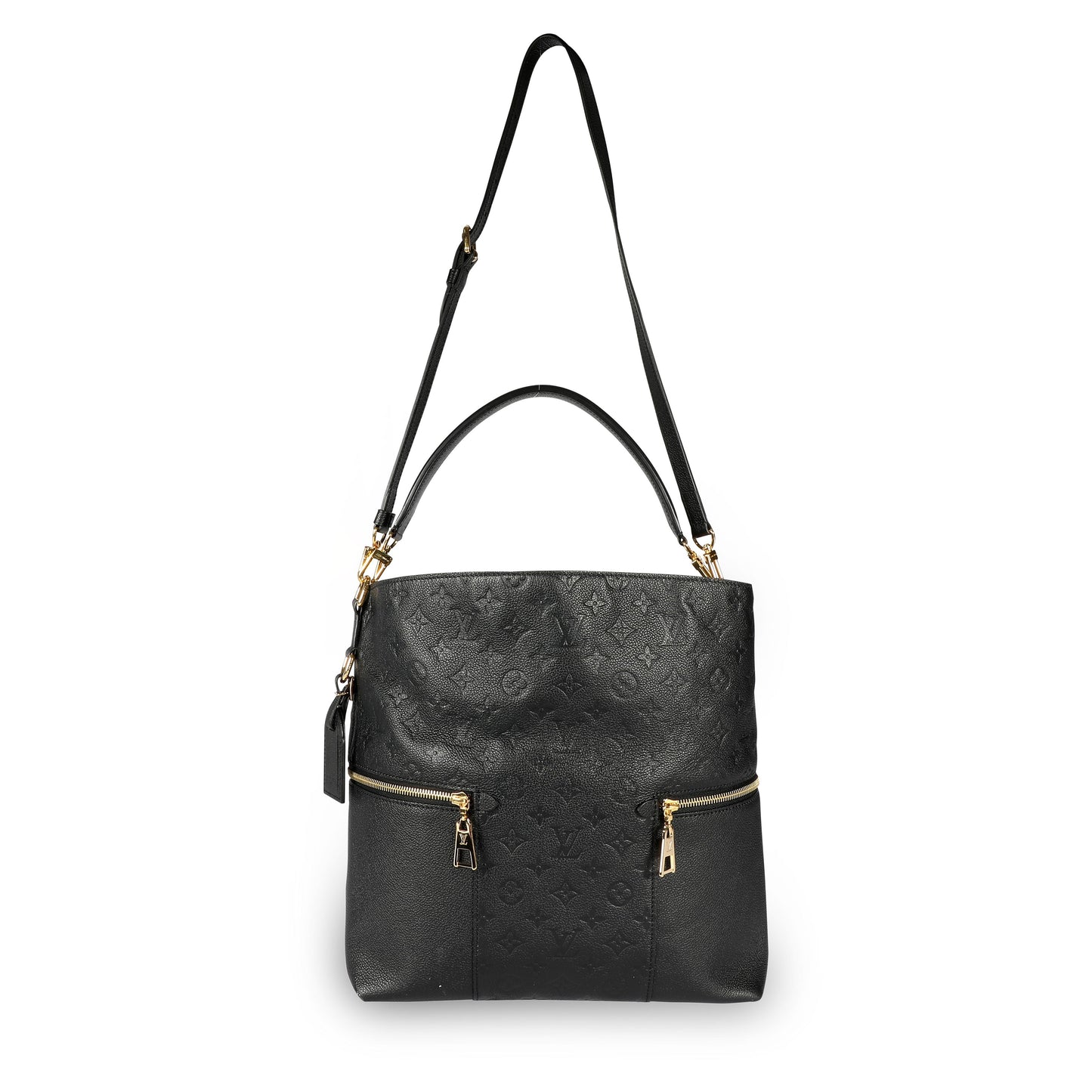 Louis Vuitton Louis Vuitton Black Monogram Empreinte Leather Mélie Bag