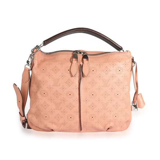 Louis Vuitton Louis Vuitton Pink Monogram Mahina Leather Selene PM