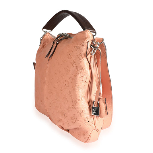 Louis Vuitton Louis Vuitton Pink Monogram Mahina Leather Selene PM
