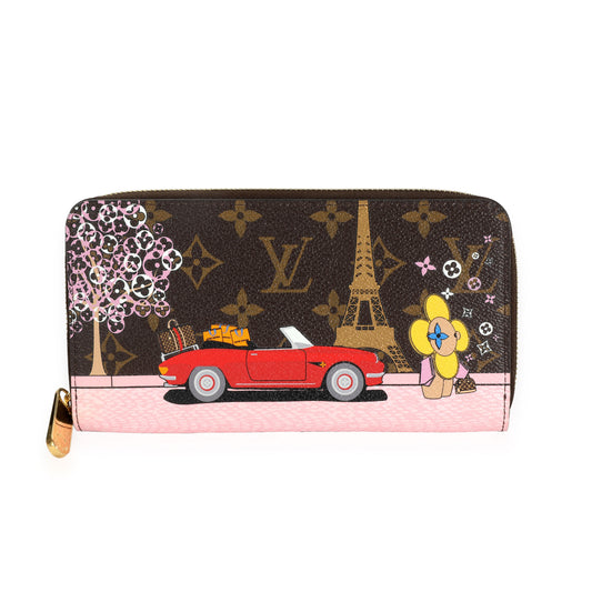 Louis Vuitton Louis Vuitton Vivienne Christmas Animation Monogram Canvas Zippy Wallet