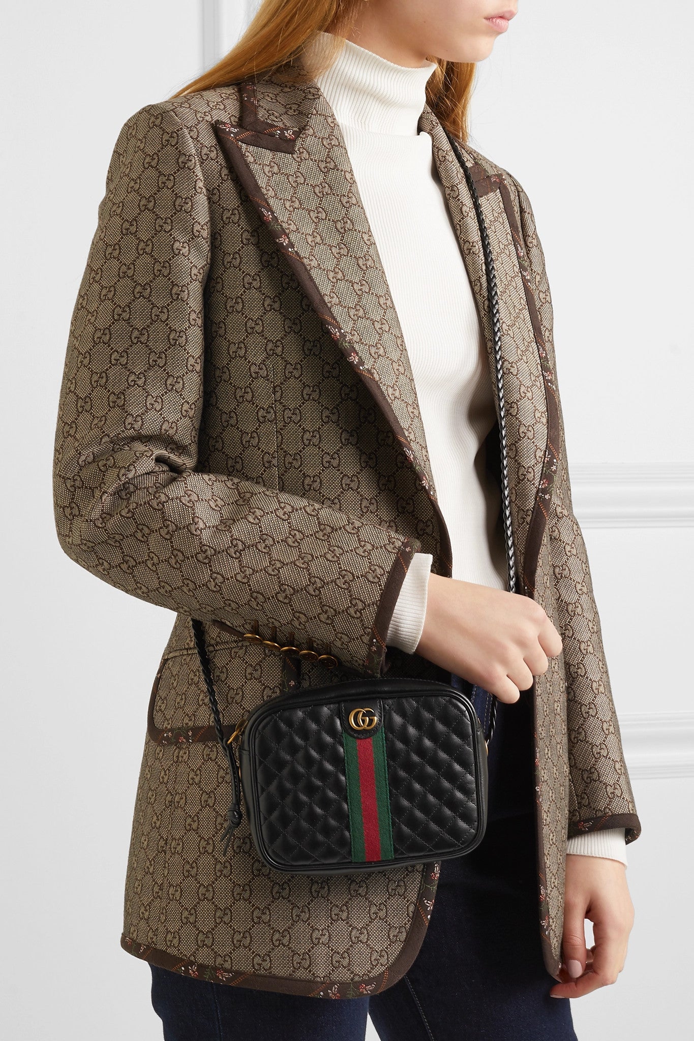 Gucci Quilted Mini Camera Bag