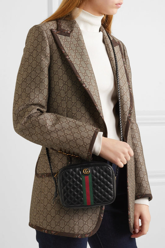 Gucci Quilted Mini Camera Bag