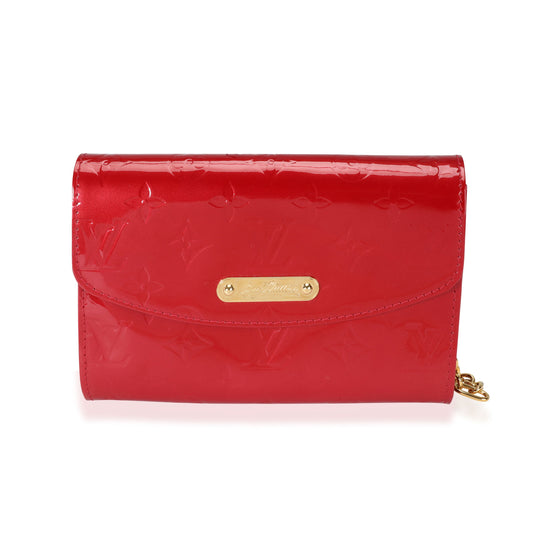 Louis Vuitton Louis Vuitton Pomme DAmour Monogram Vernis Bel Air Pochette