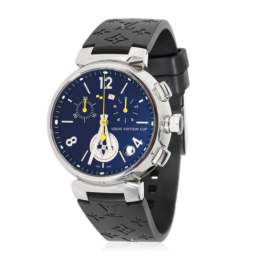 Louis Vuitton Louis Vuitton Tambour Q11BG Unisex Watch in  Stainless Steel