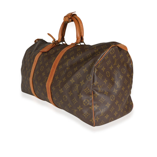 Louis Vuitton Louis Vuitton Vintage Monogram Canvas Keepall 50