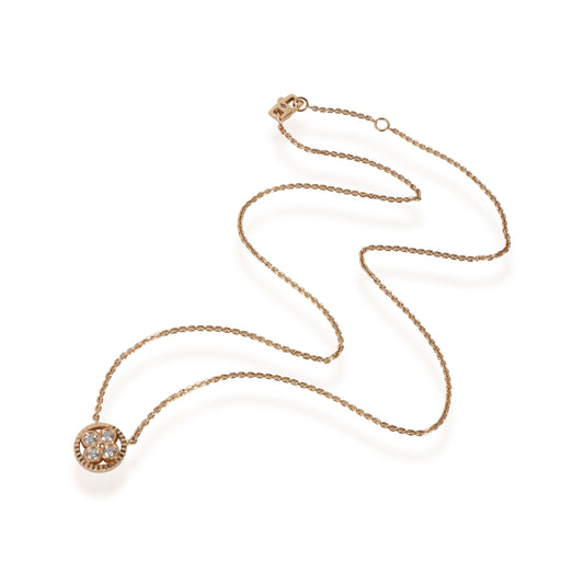 Louis Vuitton Blossom BB Diamond Pendant in 18K Rose Gold 0.2 CTW