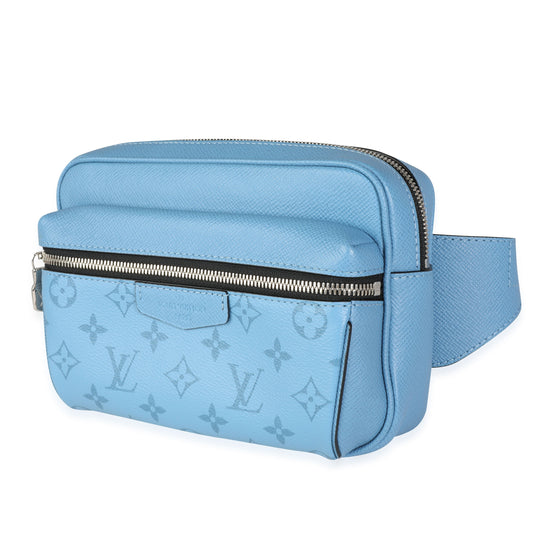 Louis Vuitton Louis Vuitton Taigarama Denim Blue Monogram Canvas & Taiga Outdoor Bumbag