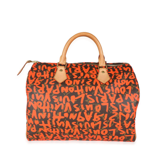 Louis Vuitton Louis Vuitton x Stephen Sprouse Orange Graffiti Monogram Canvas Speedy 30