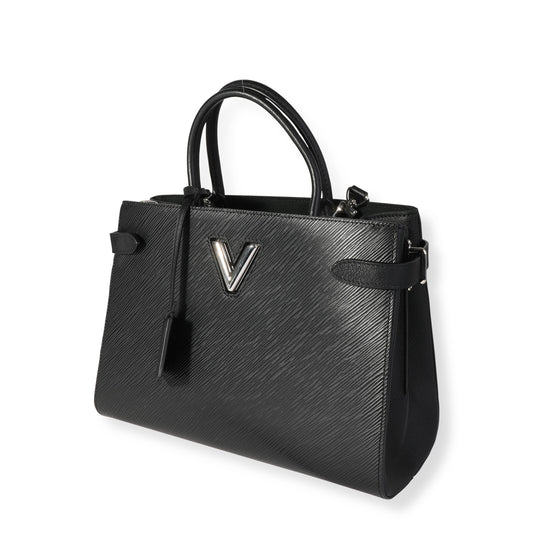 Louis Vuitton Louis Vuitton Black Epi Leather Twist Tote