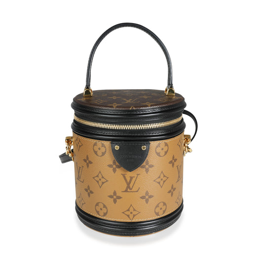 Louis Vuitton Louis Vuitton Monogram Reverse Canvas & Black Calfskin Cannes
