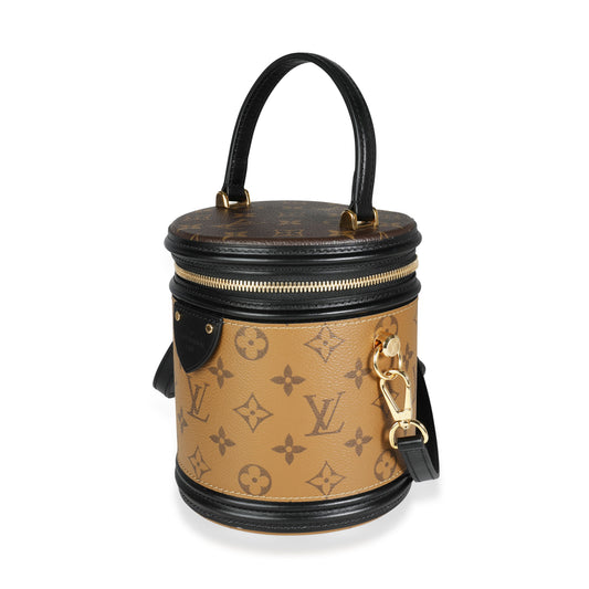 Louis Vuitton Louis Vuitton Monogram Reverse Canvas & Black Calfskin Cannes