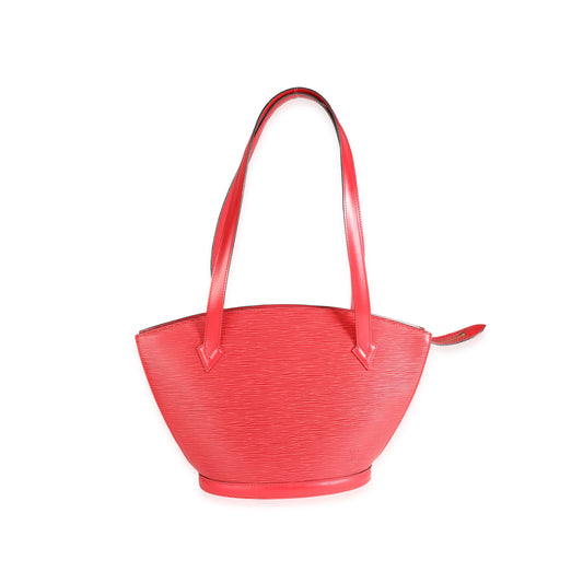 Louis Vuitton Louis Vuitton Red Epi Leather Saint Jacques PM