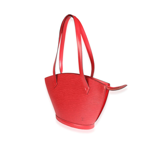 Louis Vuitton Louis Vuitton Red Epi Leather Saint Jacques PM