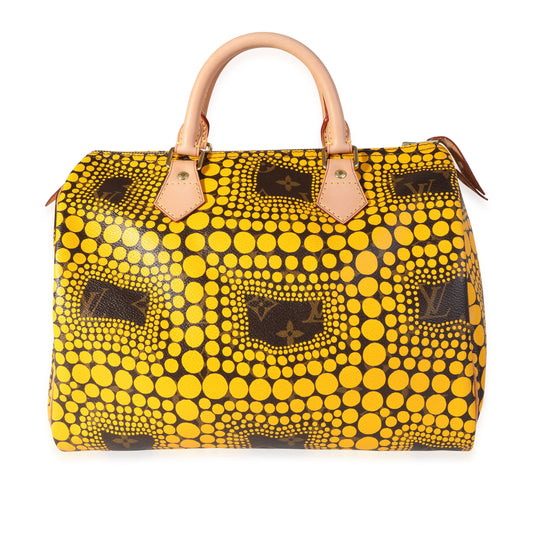 Louis Vuitton Louis Vuitton x Yayoi Kusama Yellow Infinity Dots Monogram Canvas Speedy 30