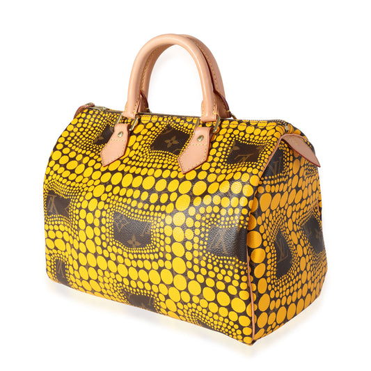 Louis Vuitton Louis Vuitton x Yayoi Kusama Yellow Infinity Dots Monogram Canvas Speedy 30