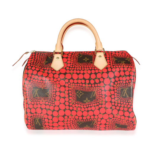 Louis Vuitton Louis Vuitton x Yayoi Kusama Red Infinity Dots Monogram Canvas Speedy 30