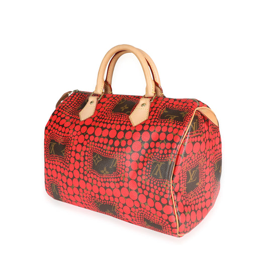 Louis Vuitton Louis Vuitton x Yayoi Kusama Red Infinity Dots Monogram Canvas Speedy 30