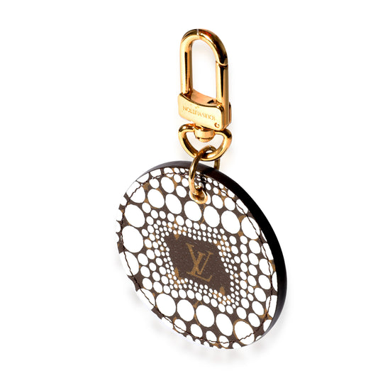 Louis Vuitton Louis Vuitton x Yayoi Kusama White Infinity Dots Monogram Canvas Bag Charm