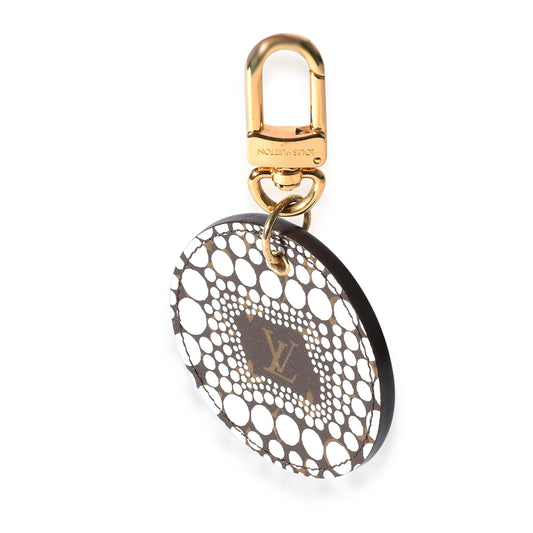 Louis Vuitton Louis Vuitton x Yayoi Kusama White Infinity Dots Monogram Canvas Bag Charm