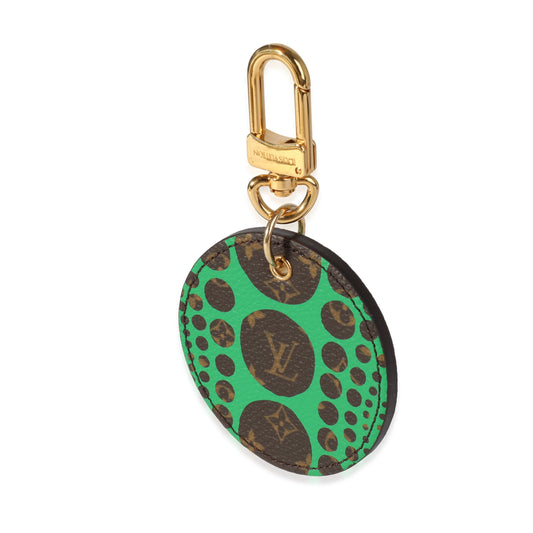 Louis Vuitton Louis Vuitton x Yayoi Kusama Green Infinity Dots Monogram Canvas Bag Charm