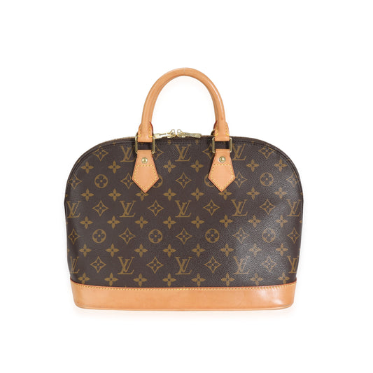 Louis Vuitton Brown Monogram Canvas Alma PM