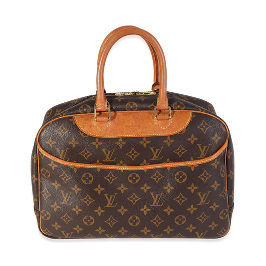 Louis Vuitton Brown Monogram Canvas Deauville Bag