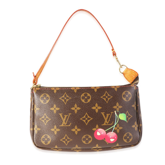 Louis Vuitton Louis Vuitton x Takashi Murakami Monogram Canvas Cerises Pochette Accessoires