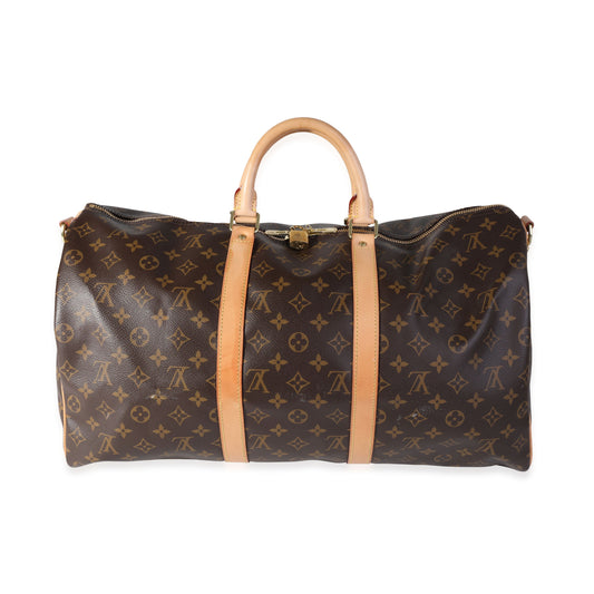 Louis Vuitton Monogram Canvas Keepall Bandoulière 50