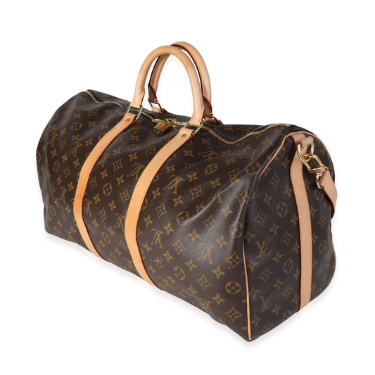 Louis Vuitton Monogram Canvas Keepall Bandoulière 50