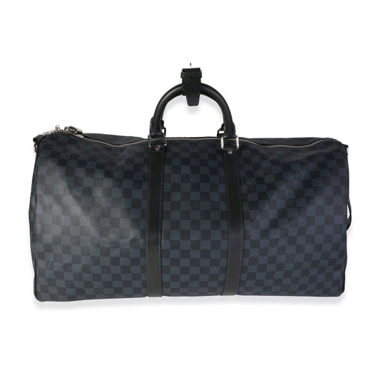 Louis Vuitton Damier Cobalt Keepall Bandoulière 55