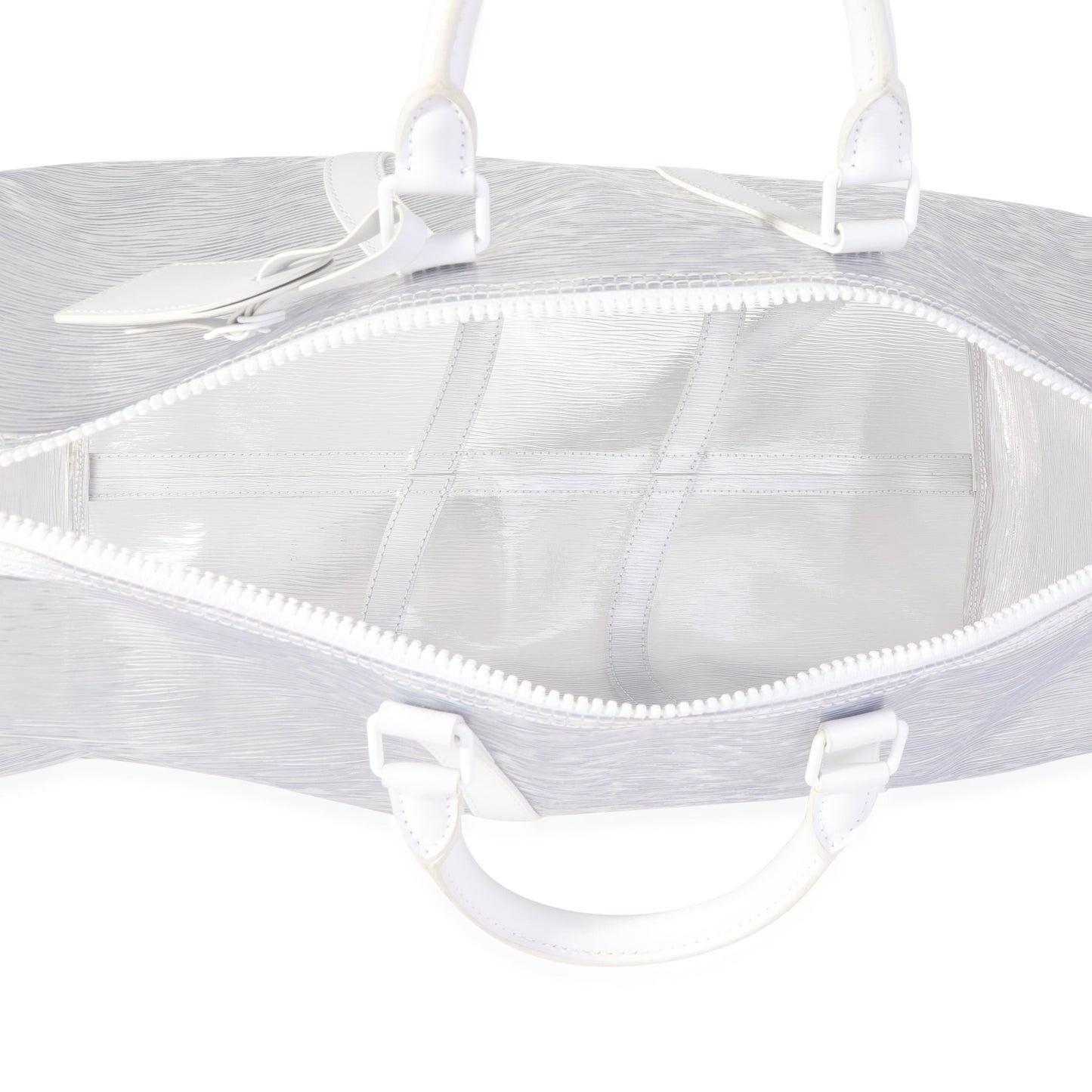 Louis Vuitton Clear Epi PVC Wavy Keepall Bandoulière 50