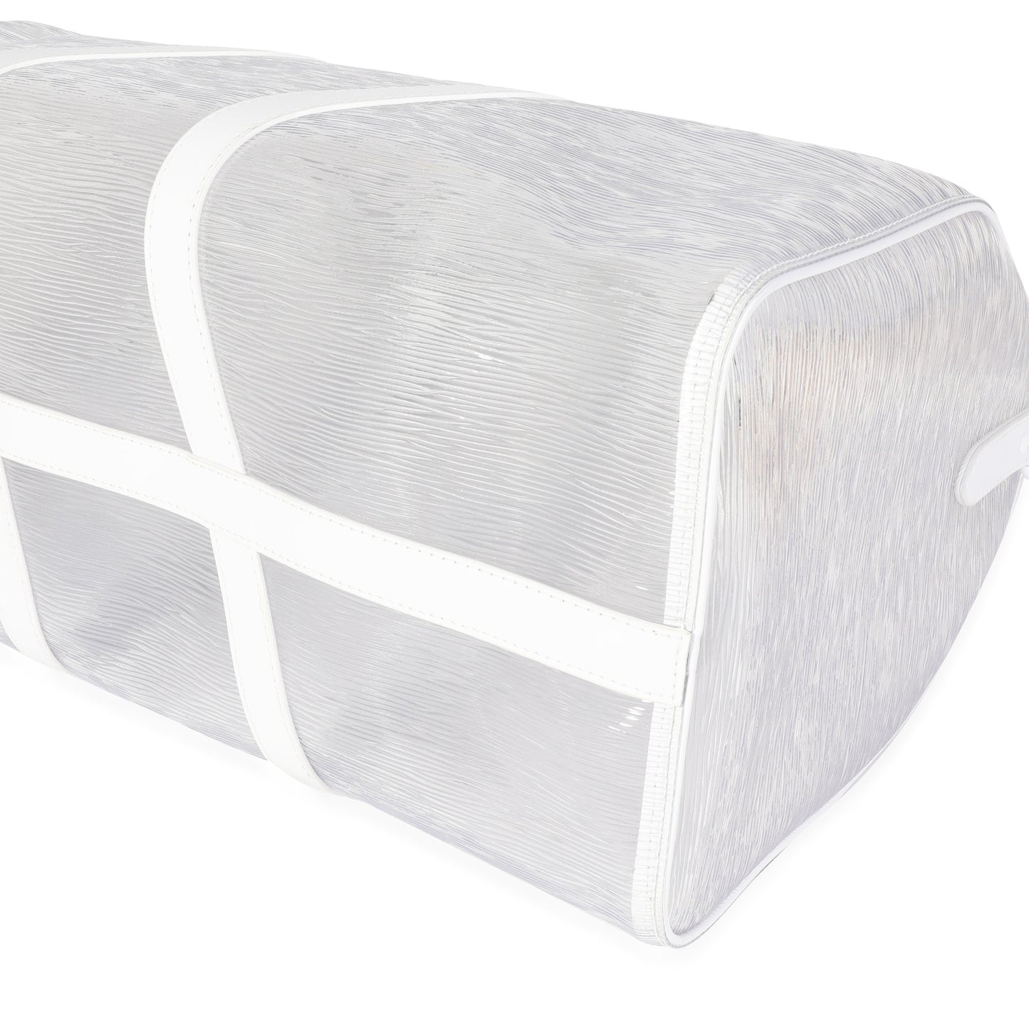 Louis Vuitton Clear Epi PVC Wavy Keepall Bandoulière 50