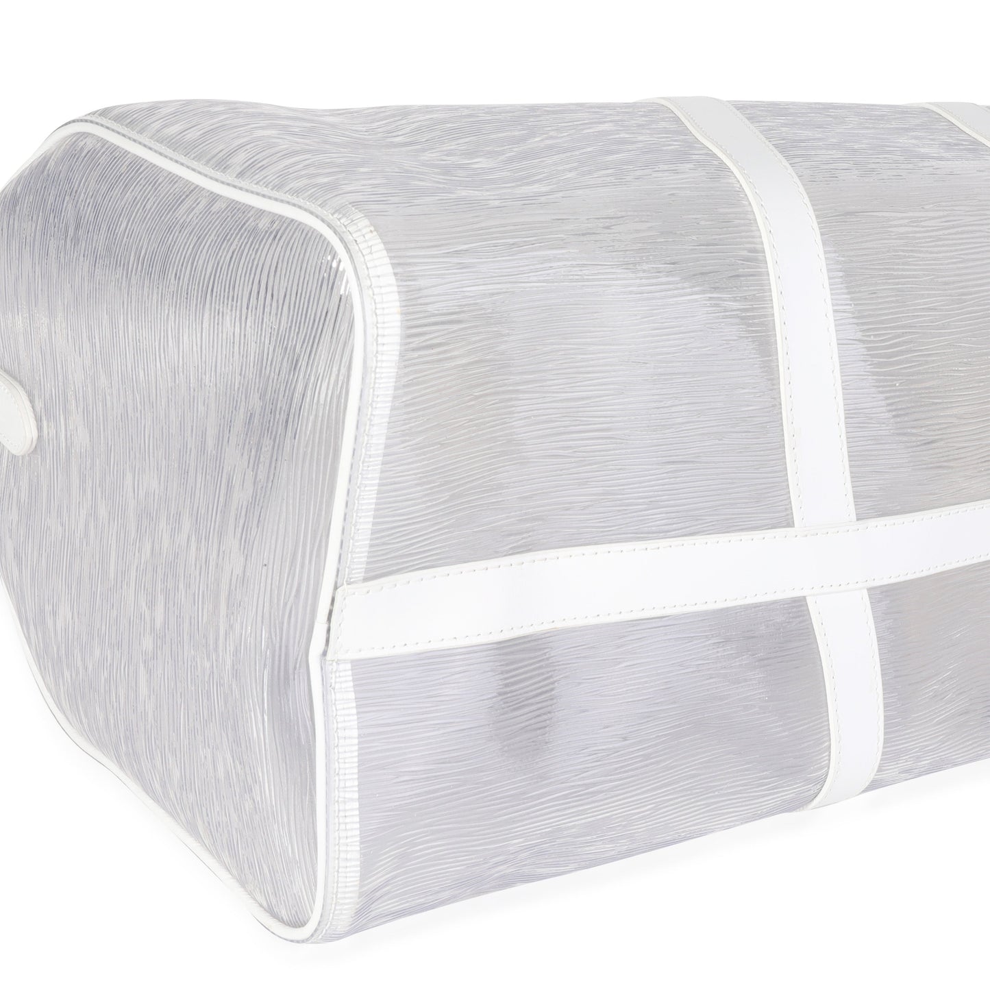 Louis Vuitton Clear Epi PVC Wavy Keepall Bandoulière 50