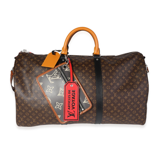 Louis Vuitton Louis Vuitton Monogram Patchwork Keepall Bandoulière 50