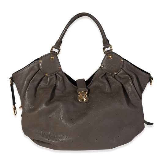 Louis Vuitton Louis Vuitton Taupe Mahina Leather XL Hobo