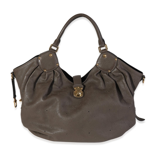 Louis Vuitton Louis Vuitton Taupe Mahina Leather XL Hobo