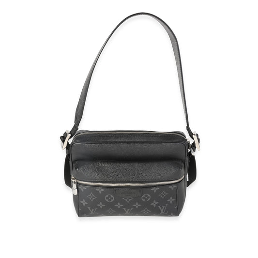 Louis Vuitton Black Taigarama & Monogram Eclipse Canvas Outdoor Messenger
