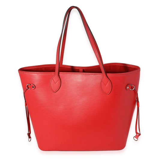 Louis Vuitton Louis Vuitton Red Epi Leather Neverfull MM