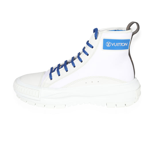 Louis Vuitton Louis Vuitton Squad Sneaker Boot White Blue