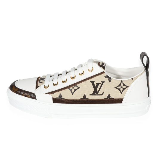 Louis Vuitton Louis Vuitton Stellar Sneaker Beige Monogram