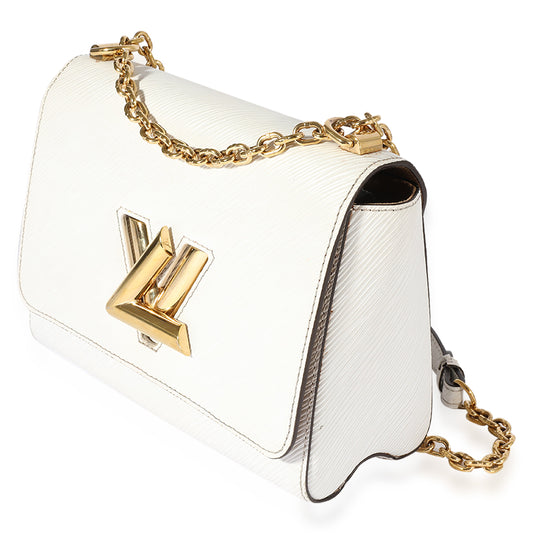 Louis Vuitton Louis Vuitton White Epi Twist MM