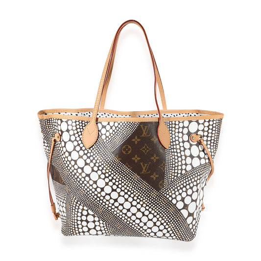 Louis Vuitton Louis Vuitton x Yayoi Kusama White Infinity Dots Monogram Canvas Neverfull MM