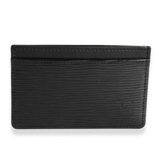 Louis Vuitton Black Epi Card Holder