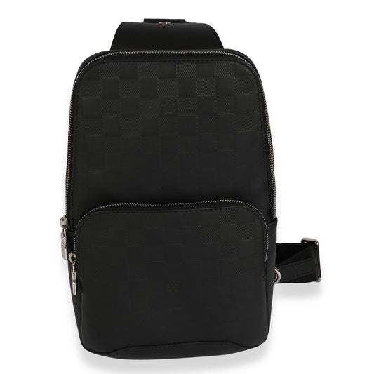 Louis Vuitton Black Damier Infini Avenue Sling Bag