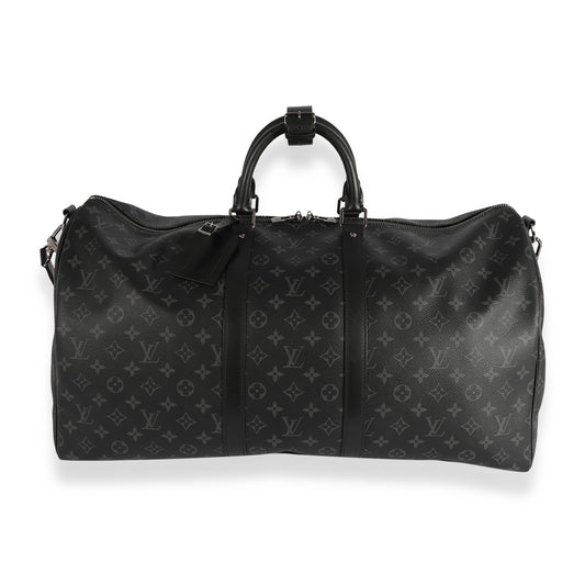 Louis Vuitton Monogram Eclipse Keepall Bandoulière 55