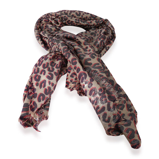 Louis Vuitton Louis Vuitton Multicolor Leopard Stefan Sprouse Stole