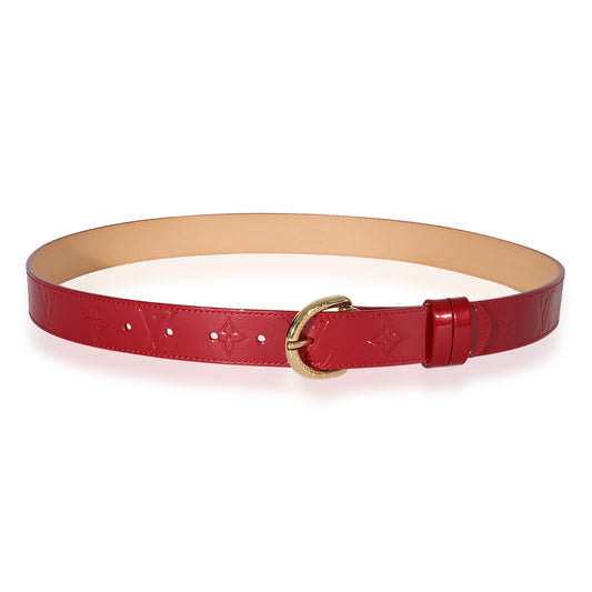 Louis Vuitton Louis Vuitton Pomme DAmour Vernis Ceinture Belt 90/36