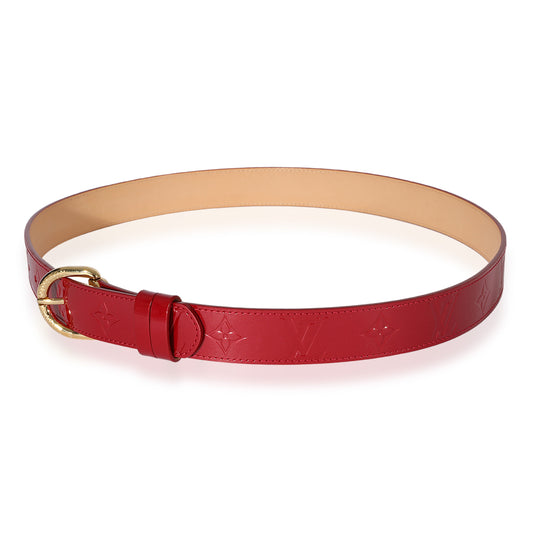Louis Vuitton Louis Vuitton Pomme DAmour Vernis Ceinture Belt 90/36